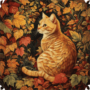 Marmalade Cat (251 Piece Cat Wooden Jigsaw Puzzle) - Nautilus Puzzles - Wooden Jigsaw Puzzles For Adults