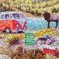 Maroon Bells (500 Piece Wooden Jigsaw Puzzle) - Nautilus Puzzles - Wooden Jigsaw Puzzles For Adults