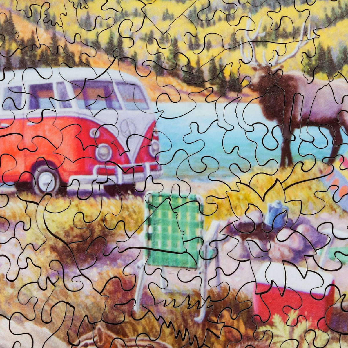 Maroon Bells (500 Piece Wooden Jigsaw Puzzle) - Nautilus Puzzles - Wooden Jigsaw Puzzles For Adults