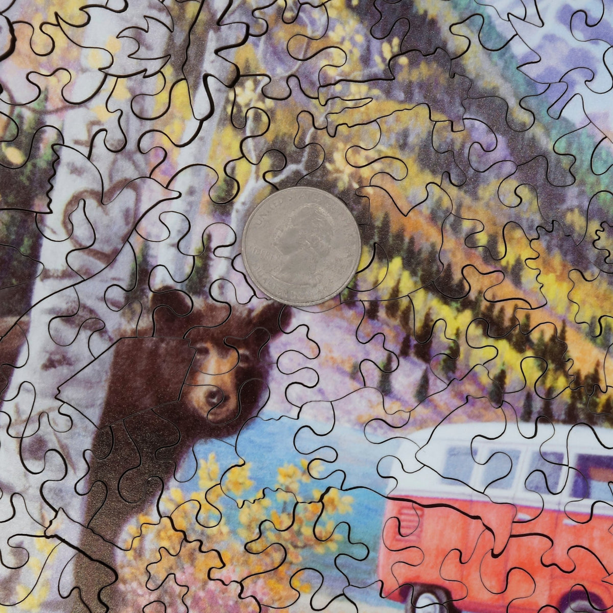 Maroon Bells (500 Piece Wooden Jigsaw Puzzle) - Nautilus Puzzles - Wooden Jigsaw Puzzles For Adults