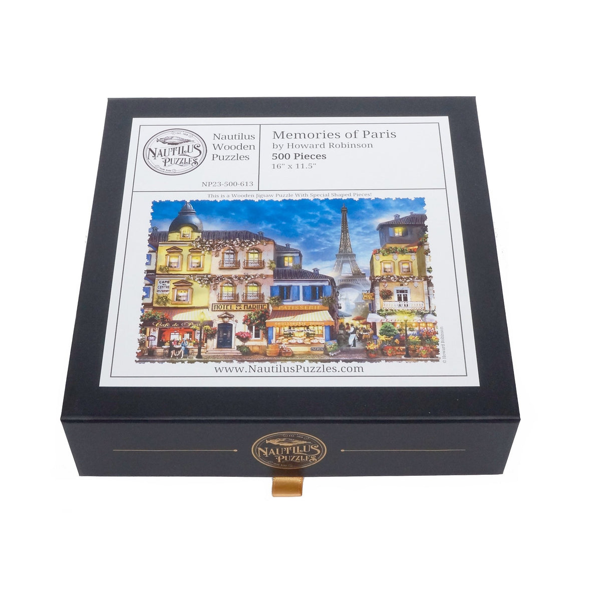 Memories of Paris (500 Piece Wooden Jigsaw Puzzle) - Nautilus Puzzles - Wooden Jigsaw Puzzles For Adults