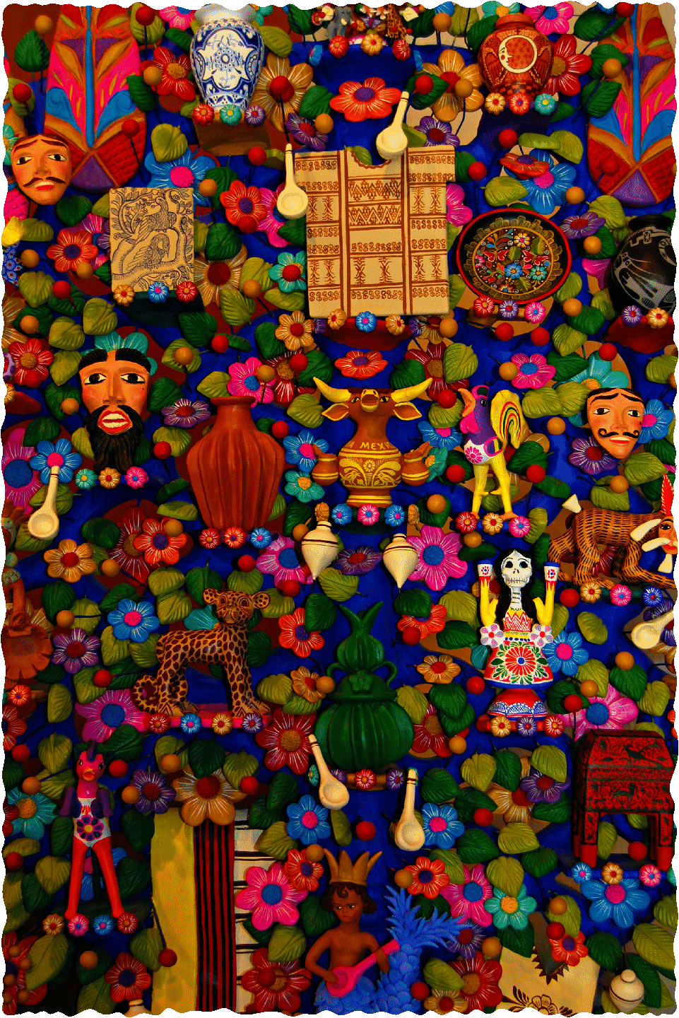 Mexican Souvenirs (50 Piece Mini Wooden Jigsaw Puzzle) - Nautilus Puzzles - Wooden Jigsaw Puzzles For Adults