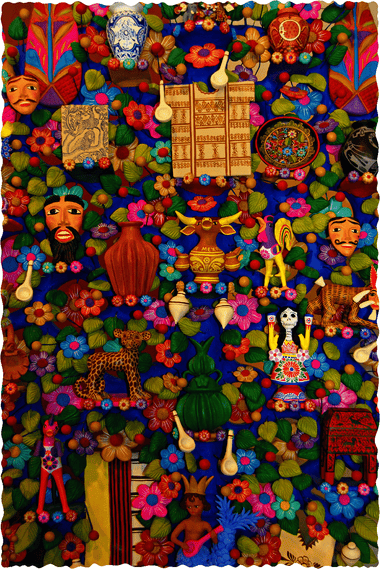 Mexican Souvenirs (50 Piece Mini Wooden Jigsaw Puzzle) - Nautilus Puzzles - Wooden Jigsaw Puzzles For Adults
