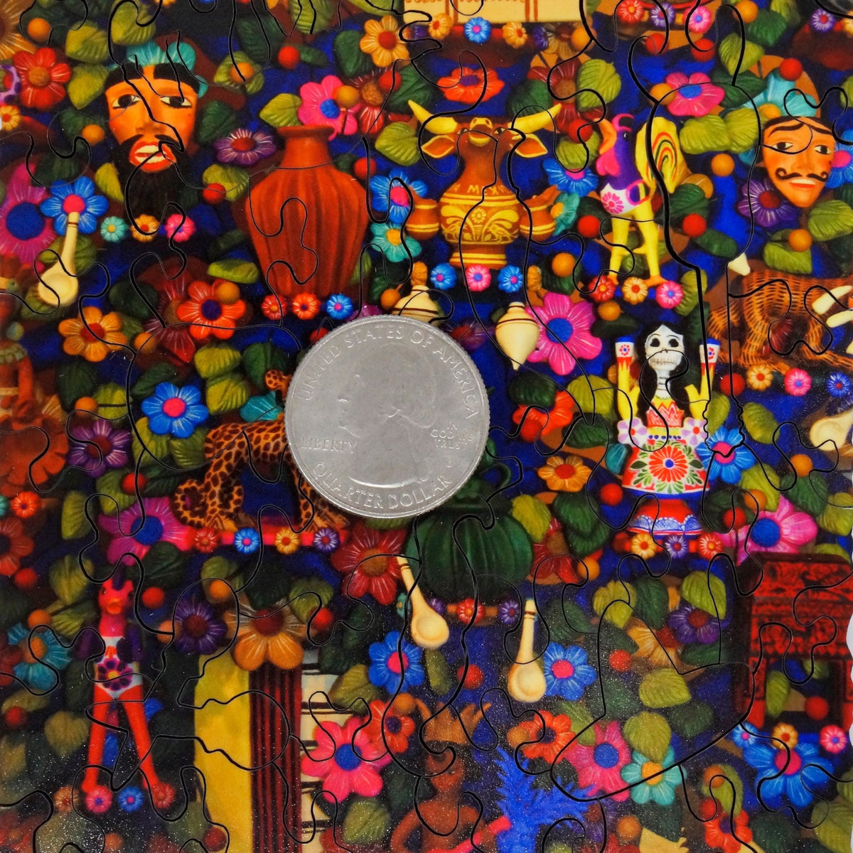 Mexican Souvenirs (50 Piece Mini Wooden Jigsaw Puzzle) - Nautilus Puzzles - Wooden Jigsaw Puzzles For Adults
