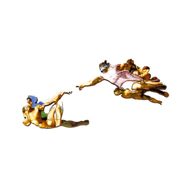 Michelangelo's Creation by Michelangelo (61 Piece Mini Wooden Jigsaw Puzzle) - Nautilus Puzzles - Wooden Jigsaw Puzzles For Adults