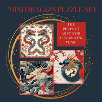 MINI Dragon Puzzle Set - Nautilus Puzzles - Wooden Jigsaw Puzzles For Adults
