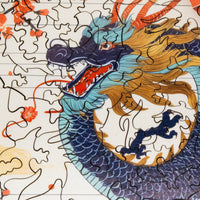MINI Dragon Puzzle Set - Nautilus Puzzles - Wooden Jigsaw Puzzles For Adults