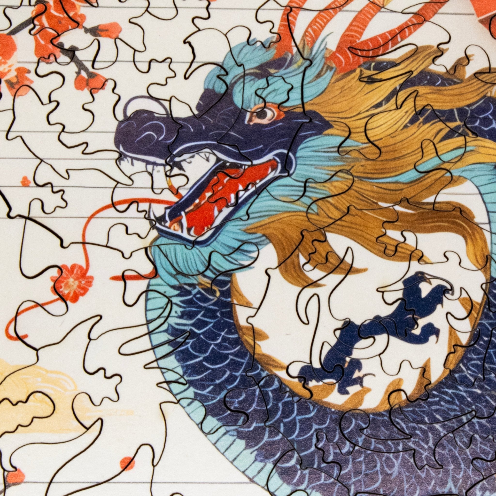 MINI Dragon Puzzle Set - Nautilus Puzzles - Wooden Jigsaw Puzzles For Adults