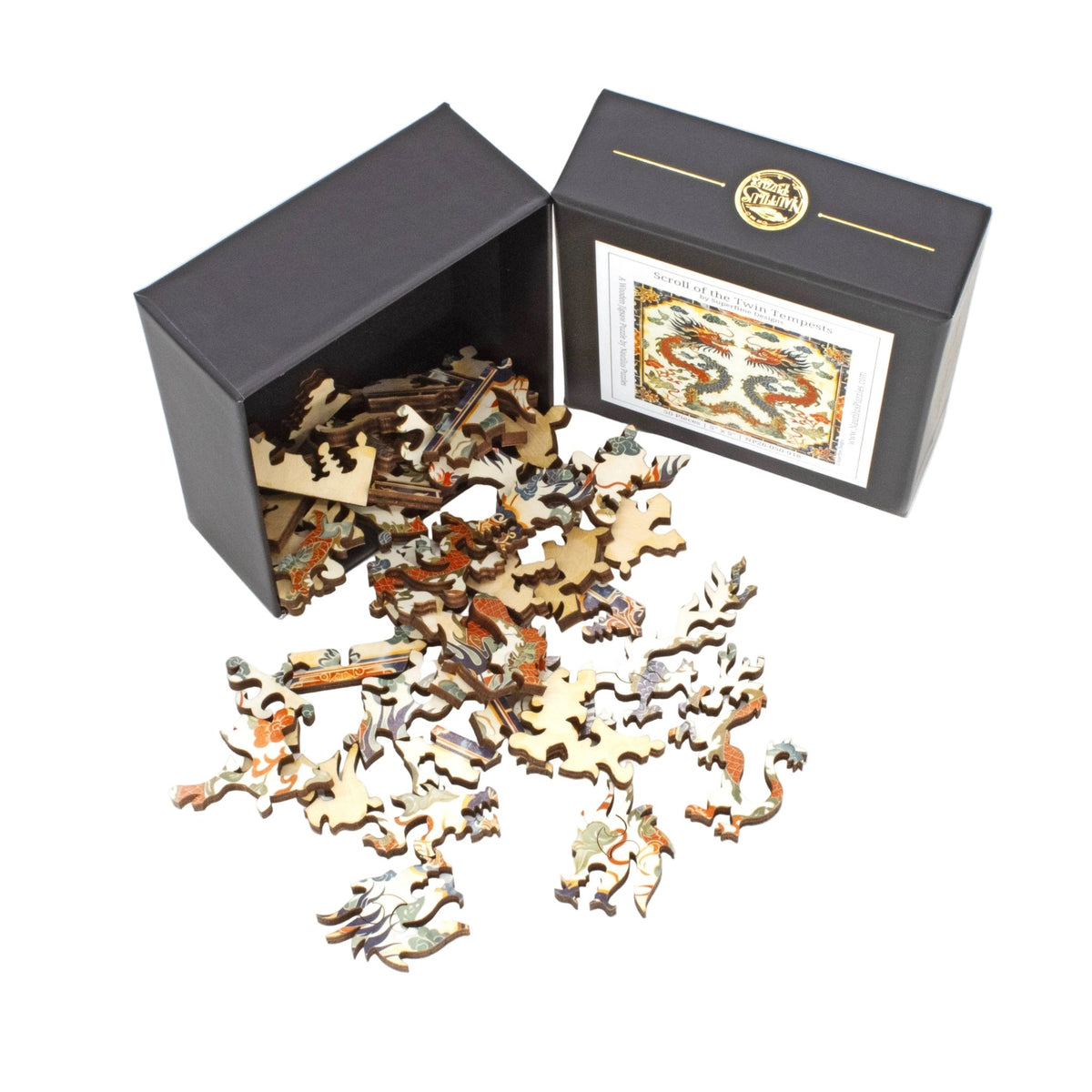 MINI Dragon Puzzle Set - Nautilus Puzzles - Wooden Jigsaw Puzzles For Adults