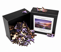 Mini Puzzle | Lavender Lane to the Lake | 69 Pieces - Nautilus Puzzles - Wooden Jigsaw Puzzles For Adults