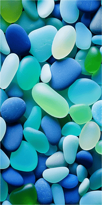 Mini Puzzle | Sea Glass | 50 Pieces - Nautilus Puzzles - Wooden Jigsaw Puzzles For Adults