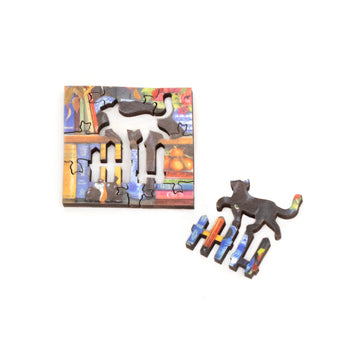 On the Shelf - 9 Piece Tiny Puzzle - Nautilus Puzzles - Wooden Jigsaw Puzzles For Adults