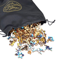 Moonside Moth (471 Piece Shaped Wooden Jigsaw Puzzle) - Nautilus Puzzles - Wooden Jigsaw Puzzles For Adults