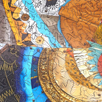 Moonside Moth (471 Piece Shaped Wooden Jigsaw Puzzle) - Nautilus Puzzles - Wooden Jigsaw Puzzles For Adults