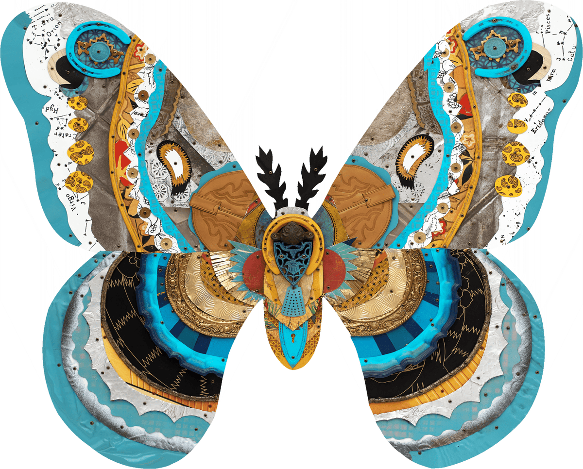 Moonside Moth (471 Piece Shaped Wooden Jigsaw Puzzle) - Nautilus Puzzles - Wooden Jigsaw Puzzles For Adults