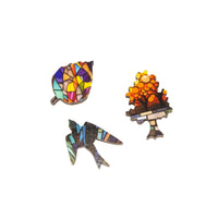 Mosaic Tree (50 Piece Mini Wooden Jigsaw Puzzle) - Nautilus Puzzles - Wooden Jigsaw Puzzles For Adults