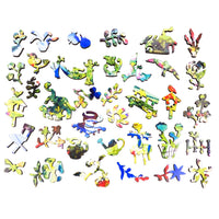 Nature's Palette - 483 Piece Wooden Jigsaw Puzzle - Nautilus Puzzles - Wooden Jigsaw Puzzles For Adults
