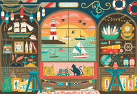 Nautical Antiques (441 Piece Wooden Jigsaw Puzzle) - Nautilus Puzzles - Wooden Jigsaw Puzzles For Adults