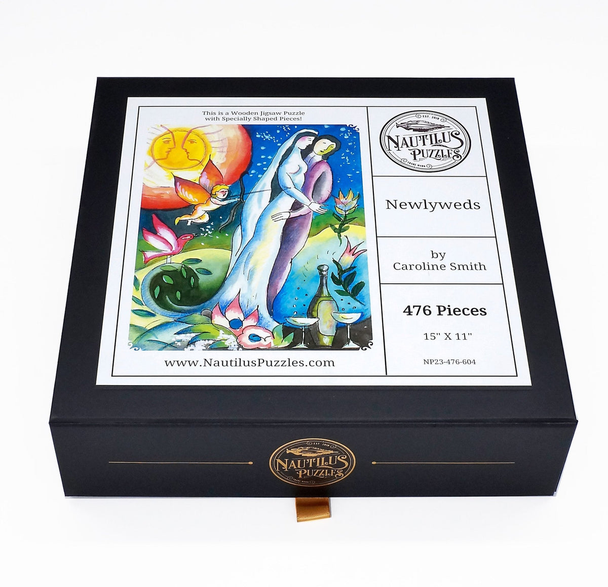 Newlyweds (476 Piece Wooden Jigsaw Puzzle) - Nautilus Puzzles - Wooden Jigsaw Puzzles For Adults