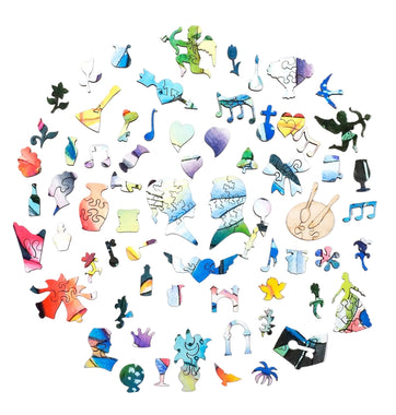 Newlyweds (476 Piece Wooden Jigsaw Puzzle) - Nautilus Puzzles - Wooden Jigsaw Puzzles For Adults