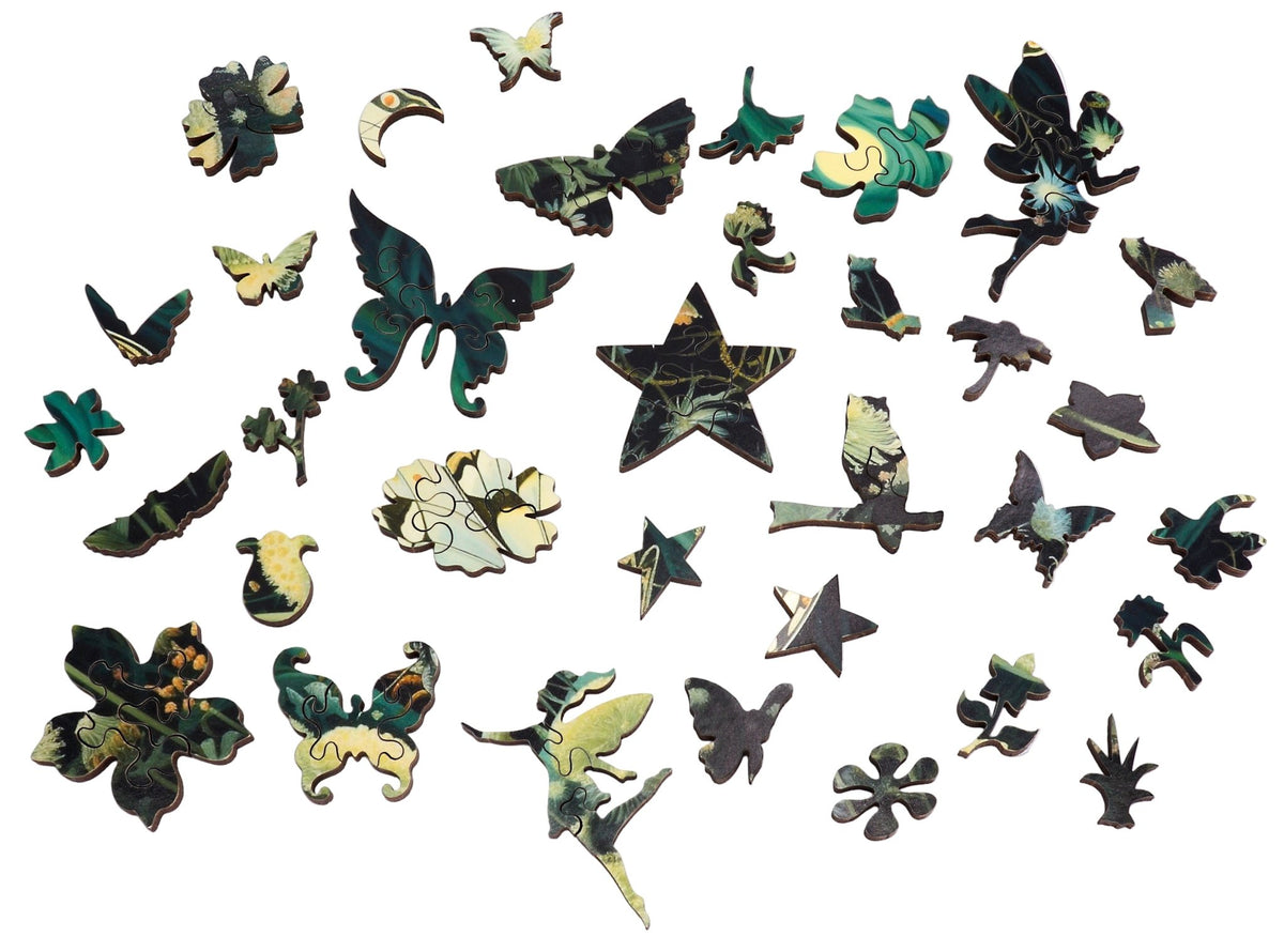 Night Time Wings (250 Piece Wooden Jigsaw Puzzle) - Nautilus Puzzles - Wooden Jigsaw Puzzles For Adults