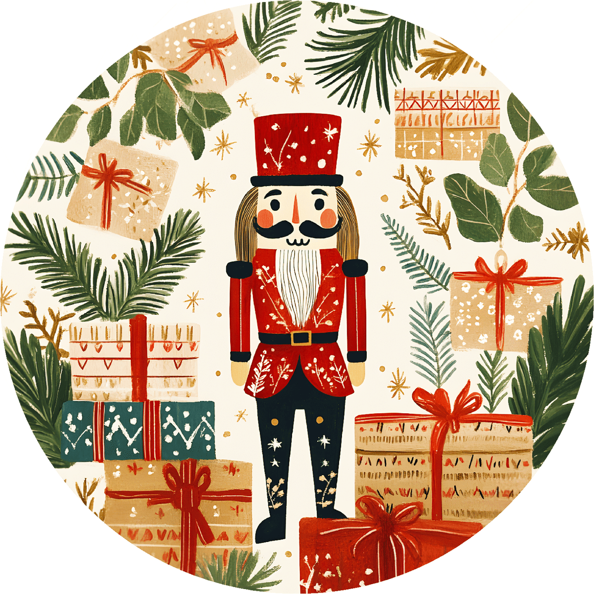 Nutcracker Noel (51 Piece Mini Christmas Wooden Jigsaw Puzzle) - Nautilus Puzzles - Wooden Jigsaw Puzzles For Adults