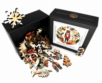 Nutcracker Noel (51 Piece Mini Christmas Wooden Jigsaw Puzzle) - Nautilus Puzzles - Wooden Jigsaw Puzzles For Adults