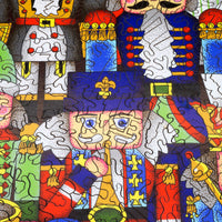 Nutcrackers on Parade (473 Piece Christmas Wooden Jigsaw Puzzle) - Nautilus Puzzles - Wooden Jigsaw Puzzles For Adults