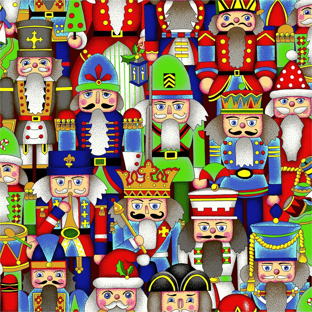 Nutcrackers on Parade (473 Piece Christmas Wooden Jigsaw Puzzle) - Nautilus Puzzles - Wooden Jigsaw Puzzles For Adults