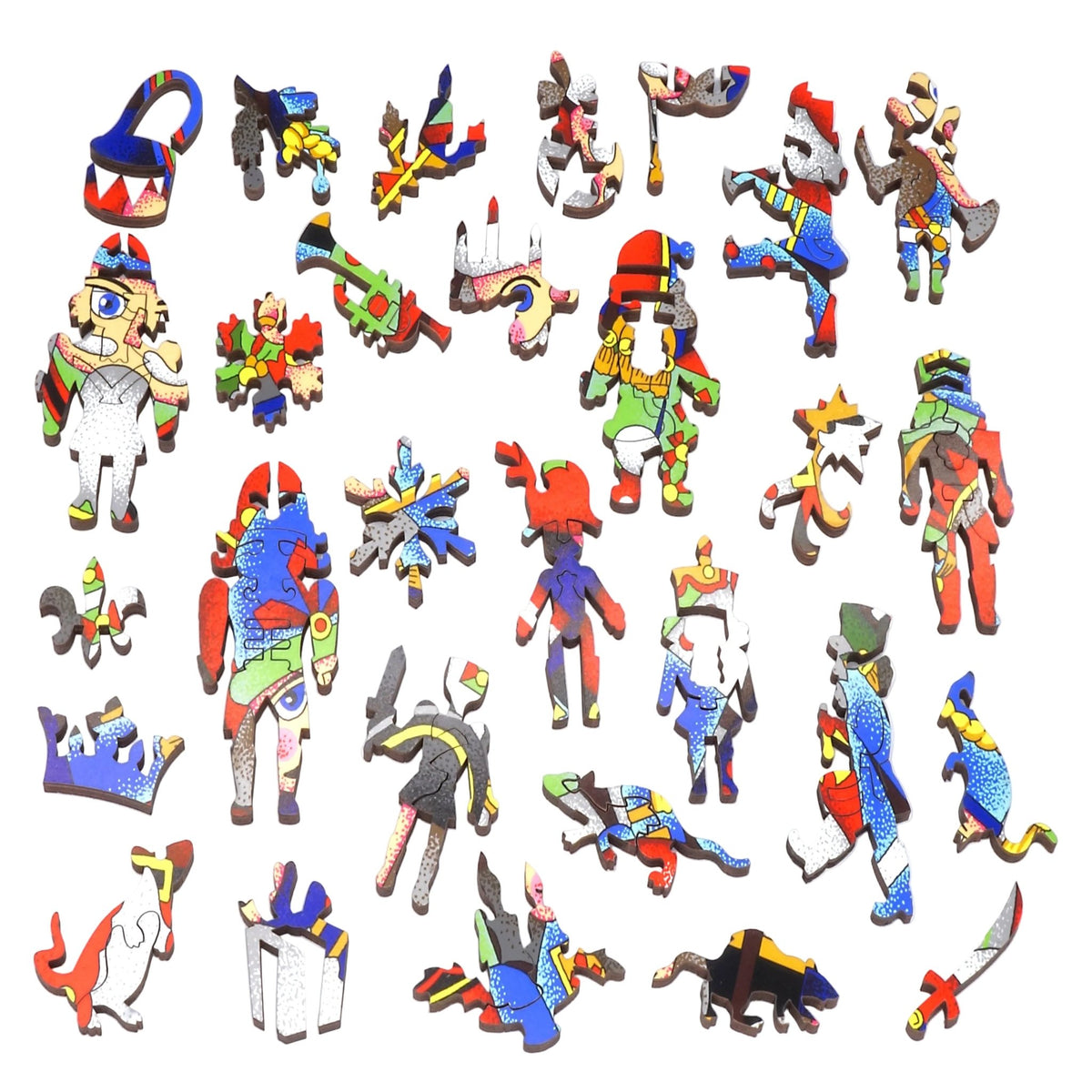 Nutcrackers on Parade (473 Piece Christmas Wooden Jigsaw Puzzle) - Nautilus Puzzles - Wooden Jigsaw Puzzles For Adults