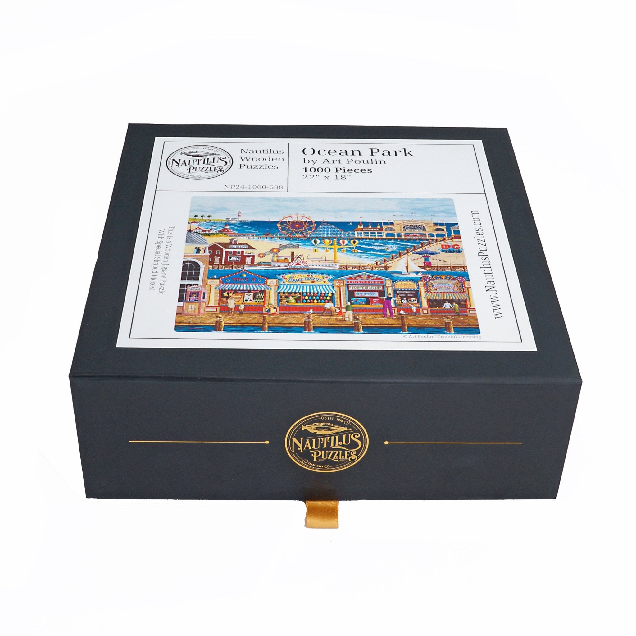 Ocean Park | 1000 Piece Puzzles - Nautilus Puzzles - Wooden Jigsaw Puzzles For Adults