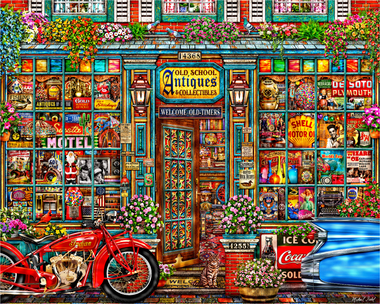 Old School Antiques | 1006 Piece Puzzles - Nautilus Puzzles - Wooden Jigsaw Puzzles For Adults