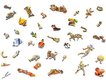 Old School Antiques | 1006 Piece Puzzles - Nautilus Puzzles - Wooden Jigsaw Puzzles For Adults