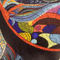 The Painted Orca (474 Piece Wooden Jigsaw Puzzle) - Nautilus Puzzles - Wooden Jigsaw Puzzles For Adults