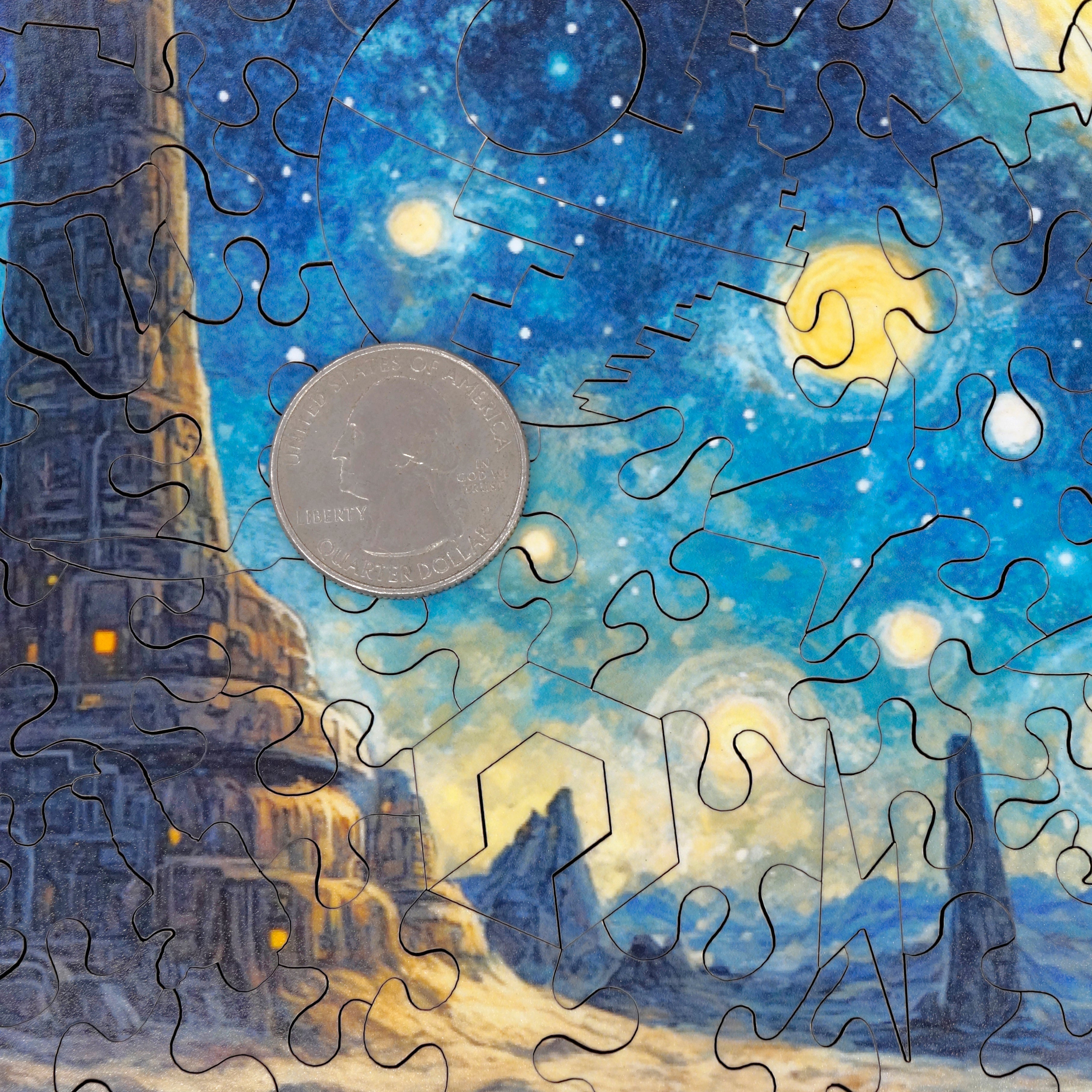 A Starry Night on the Outer Rim | 175 Piece Wooden Puzzle