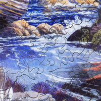 Mosaic wooden puzzles