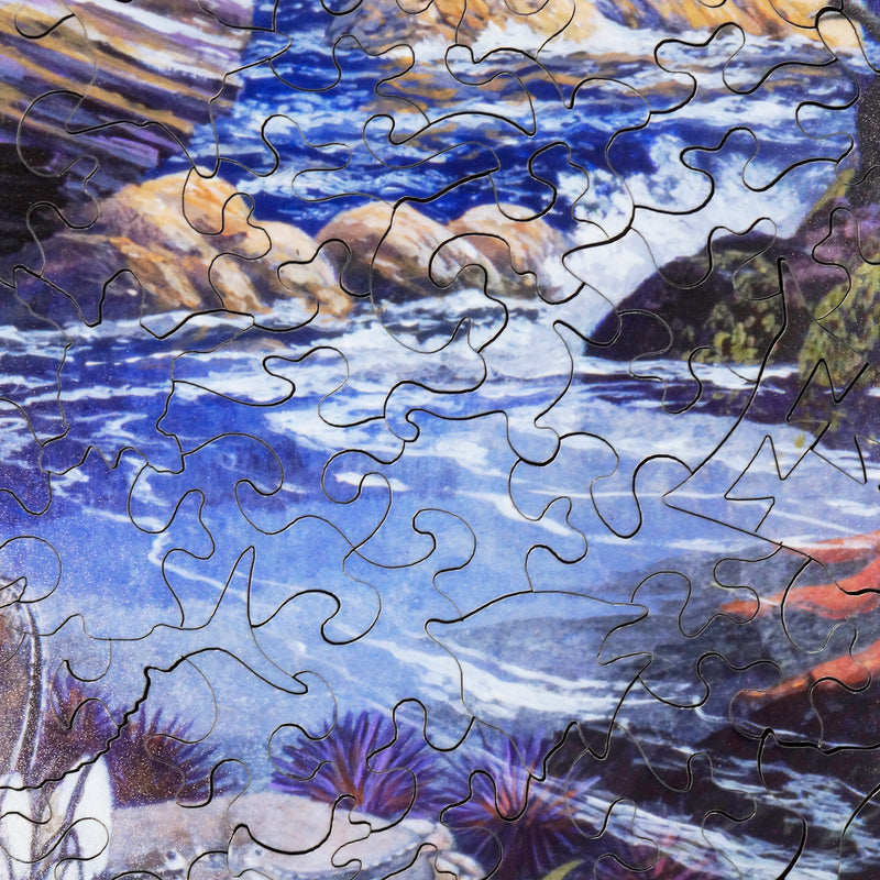 Mosaic wooden puzzles