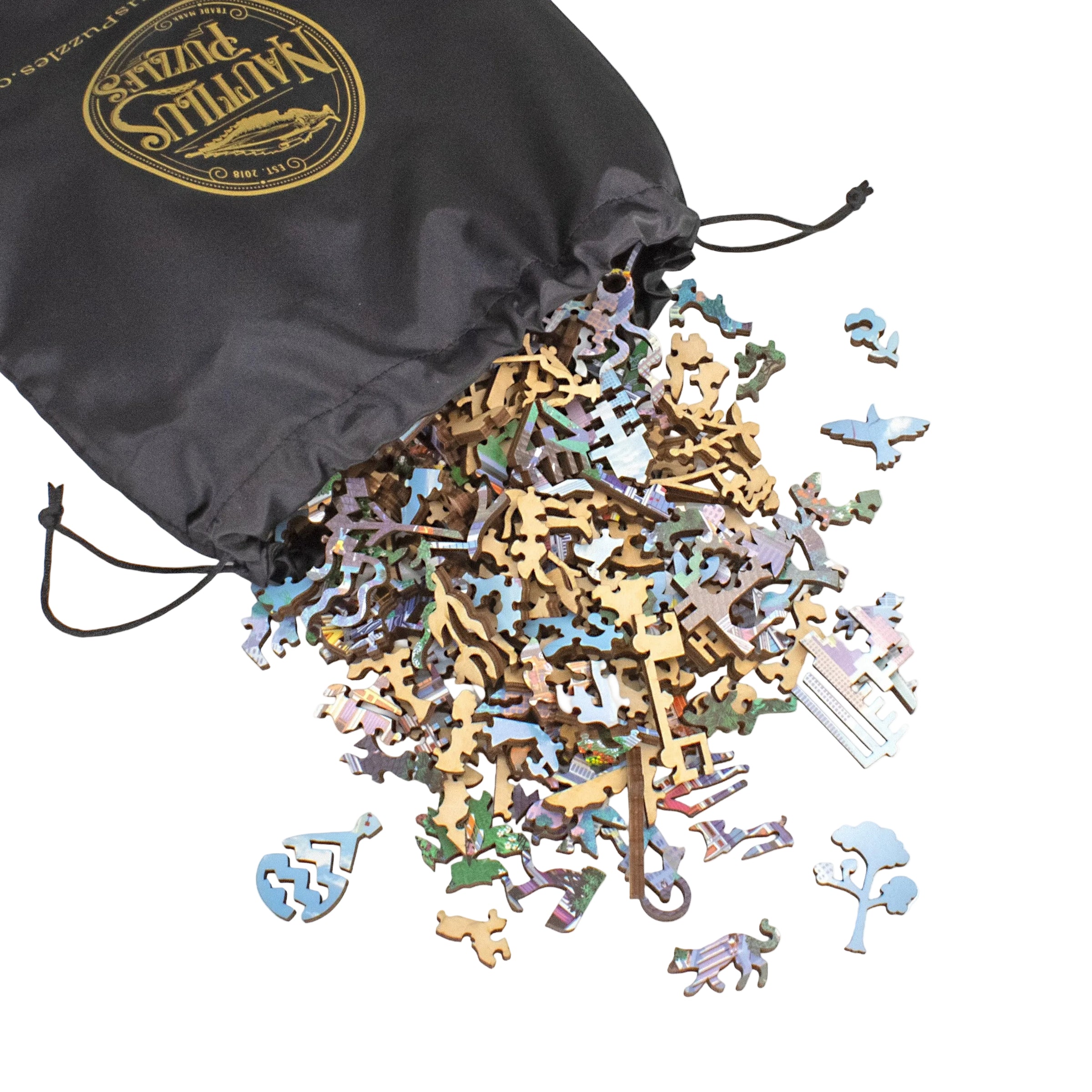 Painted Ladies (500 Piece Wooden Jigsaw Puzzle)