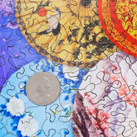 Paper Umbrellas (501 Piece Wooden Jigsaw Puzzle) - Nautilus Puzzles - Wooden Jigsaw Puzzles For Adults