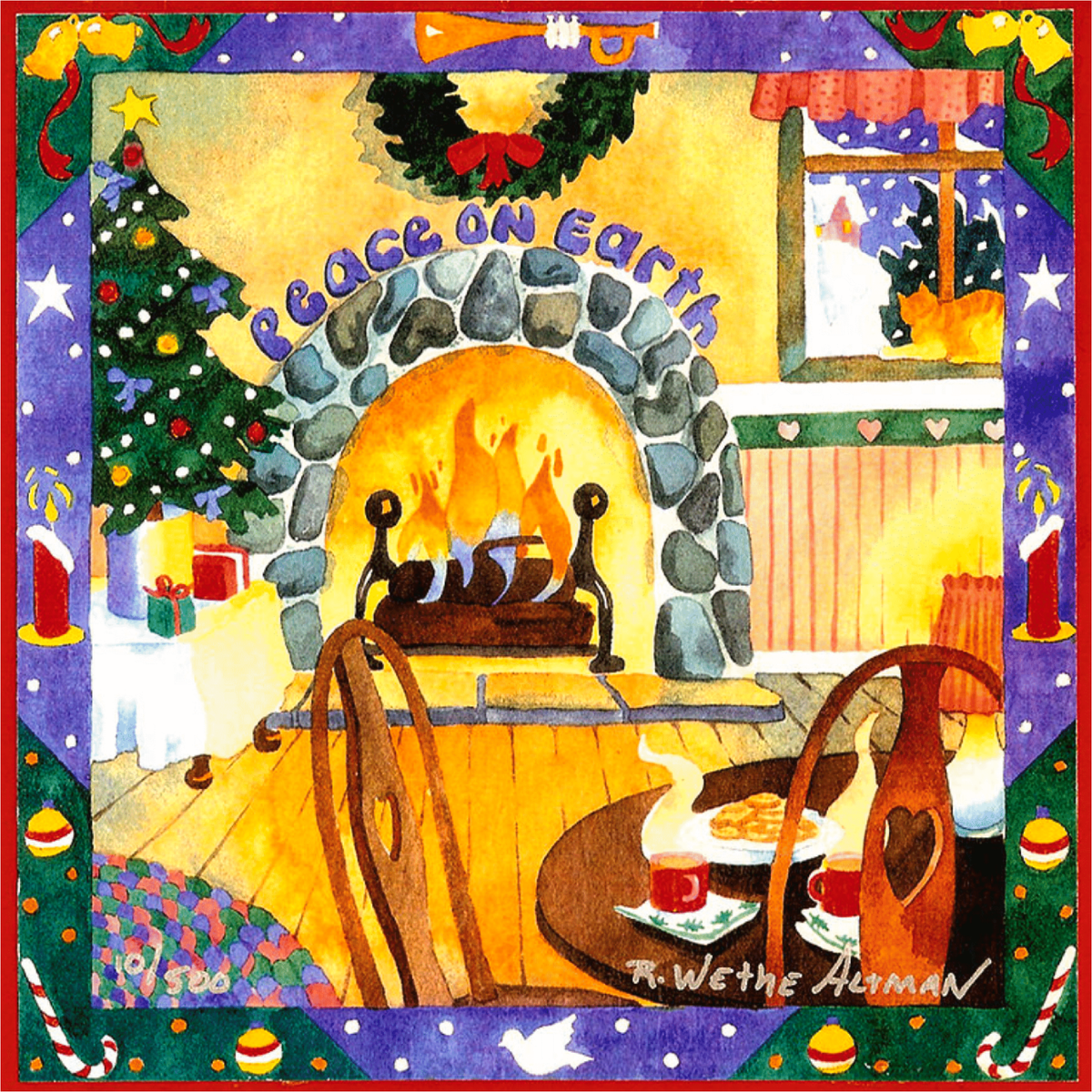 Peace on Earth (155 Piece Wooden Jigsaw Puzzle) - Nautilus Puzzles - Wooden Jigsaw Puzzles For Adults