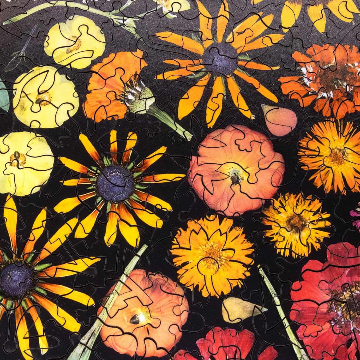 Petal Prism (483 Piece Wooden Jigsaw Puzzle) - Nautilus Puzzles - Wooden Jigsaw Puzzles For Adults
