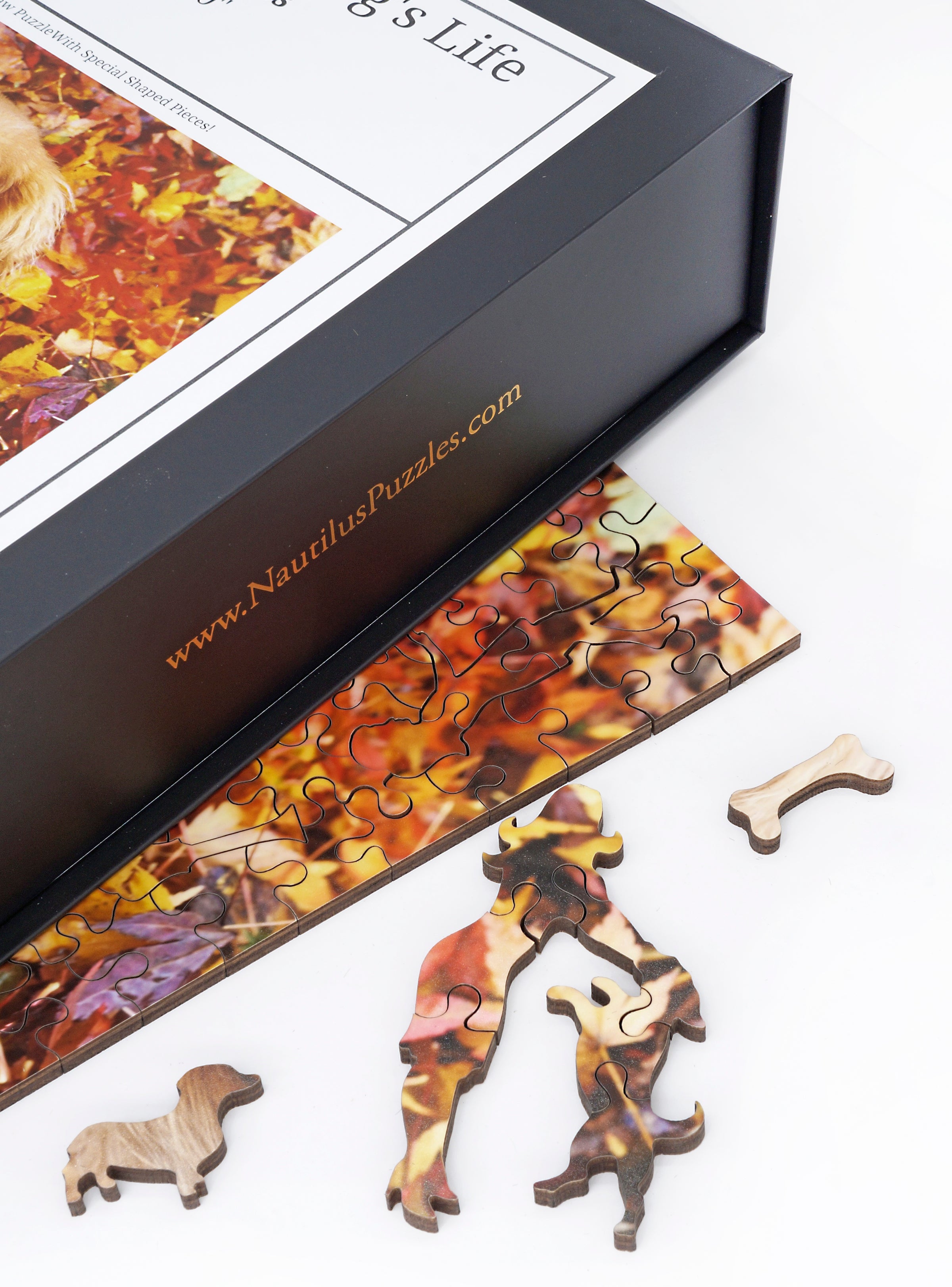 Custom Puzzle - It's a Dog's Life - Nautilus Puzzles - Wooden Jigsaw Puzzles For Adults