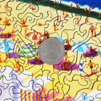 Mosaic wooden jigsaw puzzles