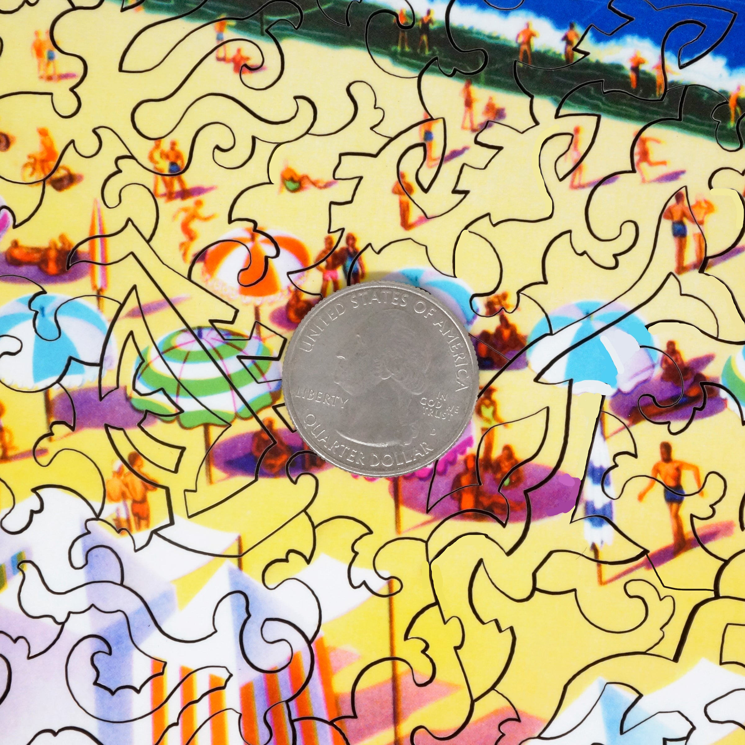 Mosaic wooden jigsaw puzzles