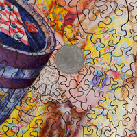 Mosaic wooden puzzles