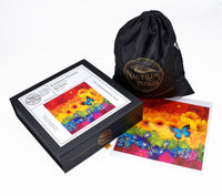 Rainbow Flowers (462 Piece Wooden Jigsaw Puzzle) - Nautilus Puzzles - Wooden Jigsaw Puzzles For Adults