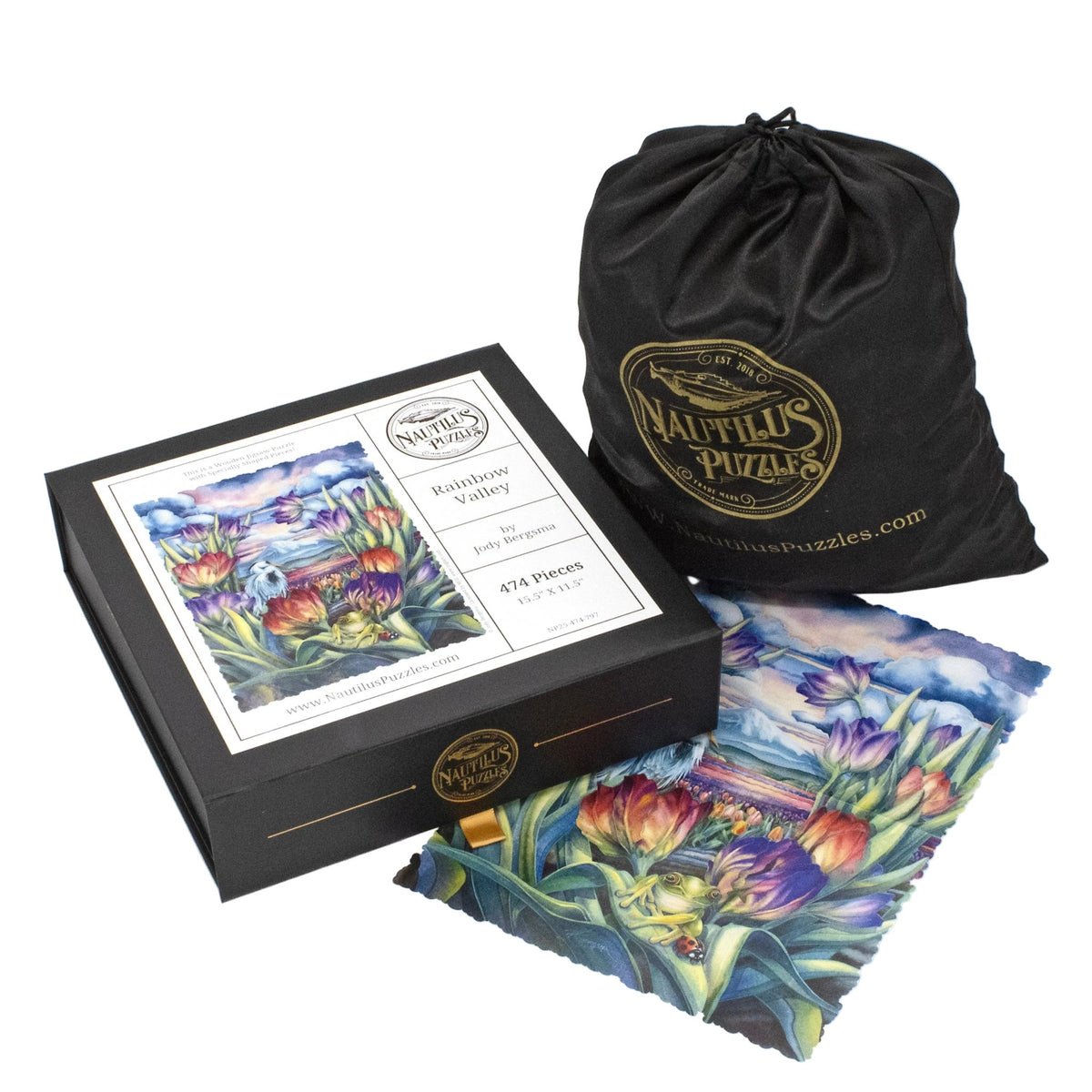 Rainbow Valley (474 Piece Wooden Jigsaw Puzzle) - Nautilus Puzzles - Wooden Jigsaw Puzzles For Adults