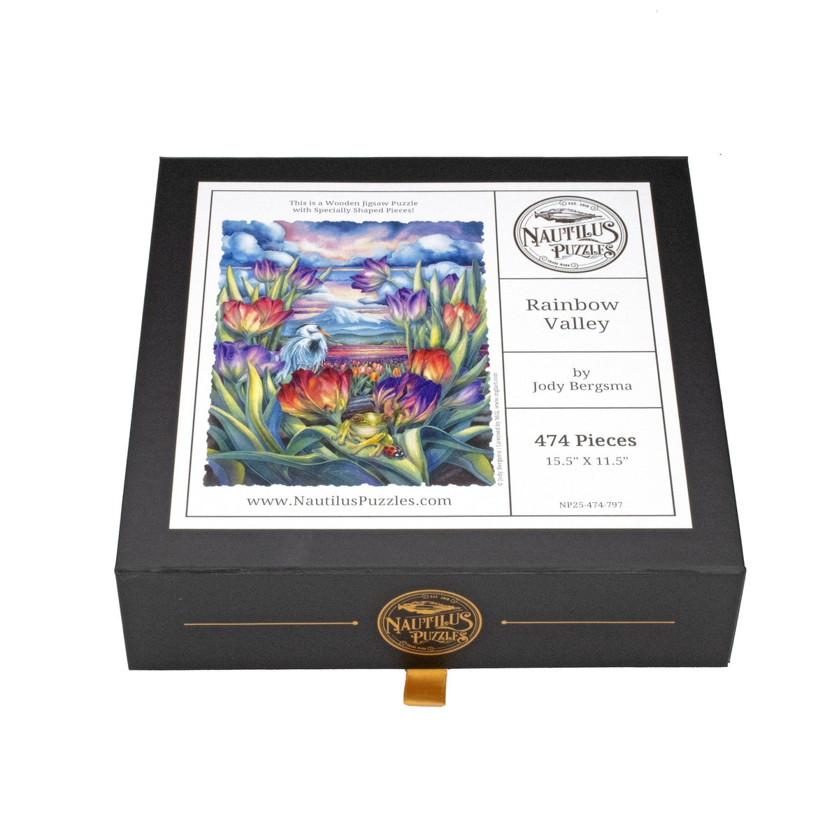 Rainbow Valley (474 Piece Wooden Jigsaw Puzzle) - Nautilus Puzzles - Wooden Jigsaw Puzzles For Adults