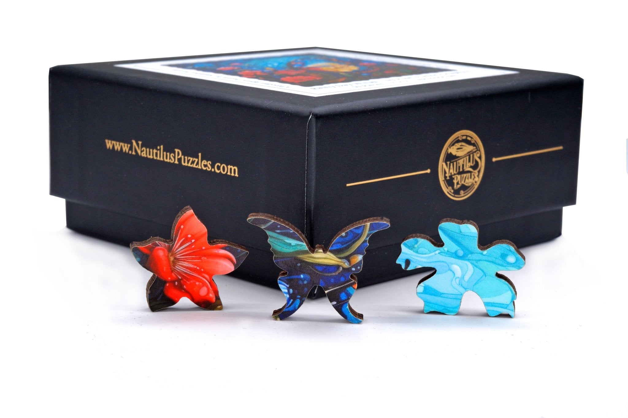 Rainy Day Wings (50 Piece Mini Wooden Jigsaw Puzzle) - Nautilus Puzzles - Wooden Jigsaw Puzzles For Adults