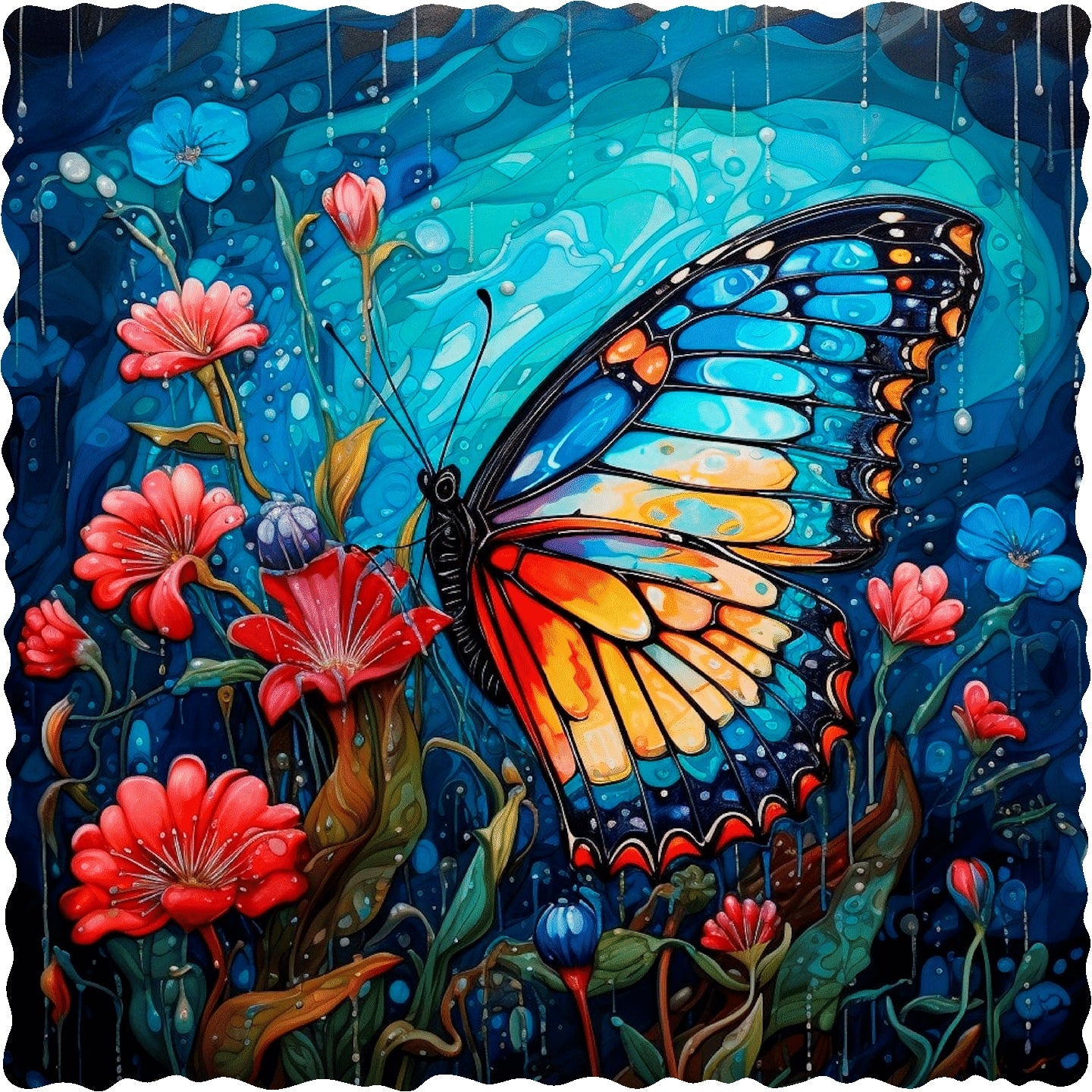 Rainy Day Wings (50 Piece Mini Wooden Jigsaw Puzzle) - Nautilus Puzzles - Wooden Jigsaw Puzzles For Adults